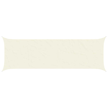 vidaXL Sun Shade Sail Cream 6 x 2 m 100% Polyester Oxford