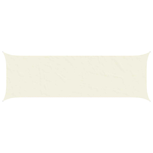 vidaXL Sun Shade Sail Cream 6 x 2 m 100% Polyester Oxford