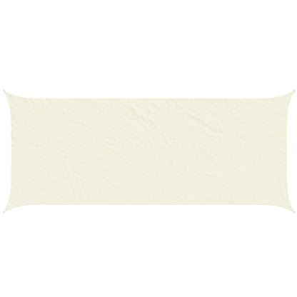 vidaXL Sun Shade Sail Cream 6 x 2.5 m 100% Polyester Oxford