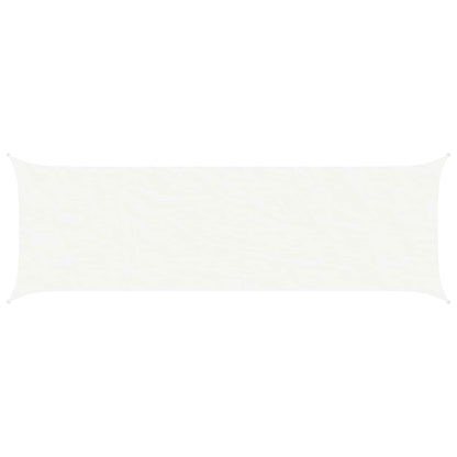 vidaXL Sun Shade Sail White 6 x 2 m 100% Polyester Oxford