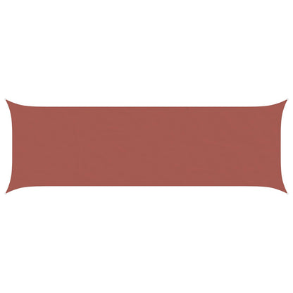 vidaXL Sun Shade Sail Terracotta 6 x 2 m 100% Polyester Oxford