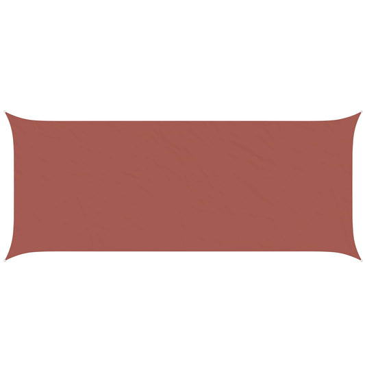 vidaXL Sun Shade Sail Terracotta 6 x 2.5 m 100% Polyester Oxford