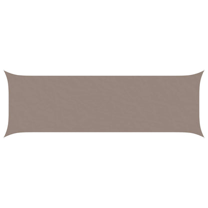 vidaXL Sun Shade Sail Taupe 6 x 2 m 100% Polyester Oxford