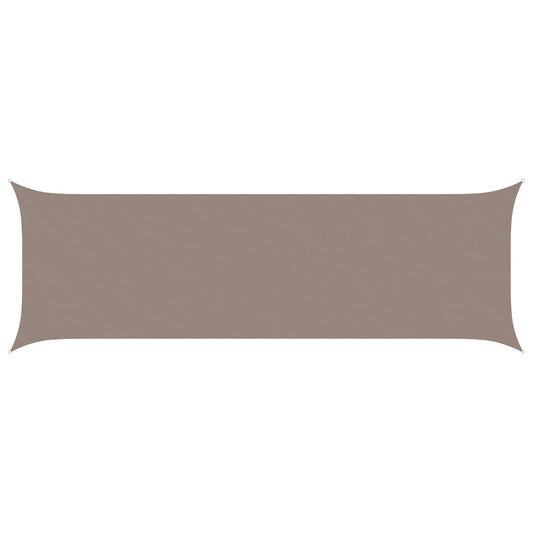 vidaXL Sun Shade Sail Taupe 6 x 2 m 100% Polyester Oxford
