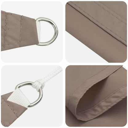 vidaXL Sun Shade Sail Taupe 6 x 2.5 m 100% Polyester Oxford