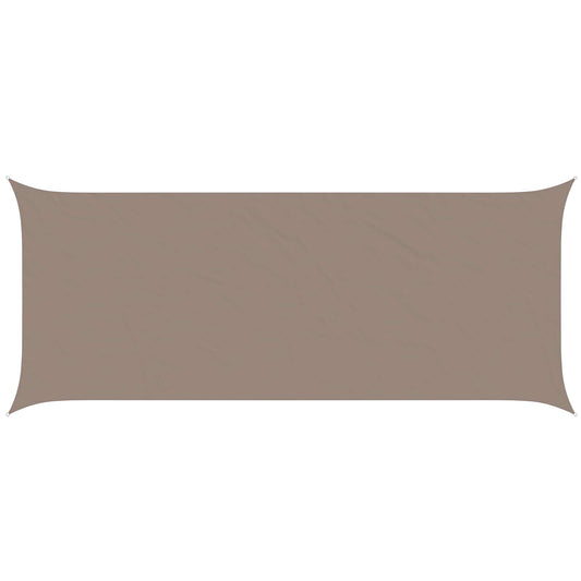 vidaXL Sun Shade Sail Taupe 6 x 2.5 m 100% Polyester Oxford