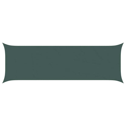 vidaXL Sun Shade Sail Dark Green 2 x 6 m 100% Polyester Oxford