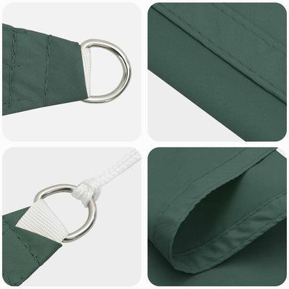 vidaXL Sun Shade Sail Dark Green 6 x 2,5 m 100% Polyester Oxford