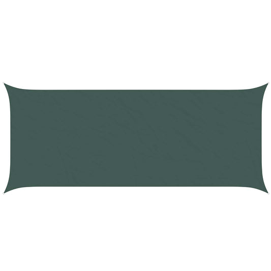 vidaXL Sun Shade Sail Dark Green 6 x 2,5 m 100% Polyester Oxford