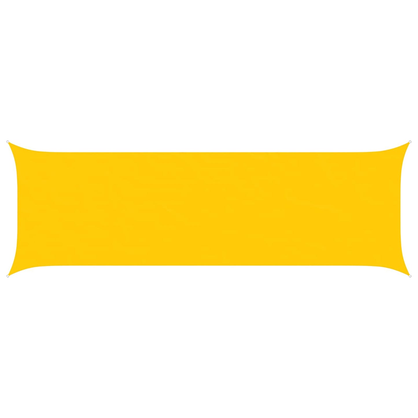 vidaXL Sun Shade Sail Yellow 6 x 2 m 100% Polyester Oxford