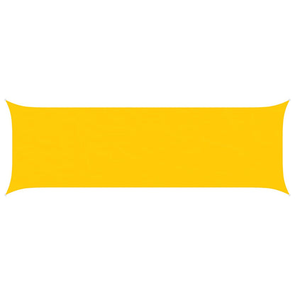vidaXL Sun Shade Sail Yellow 6 x 2 m 100% Polyester Oxford