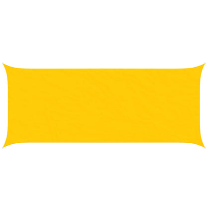 vidaXL Sun Shade Sail Yellow 6 x 2.5 m 100% Polyester Oxford