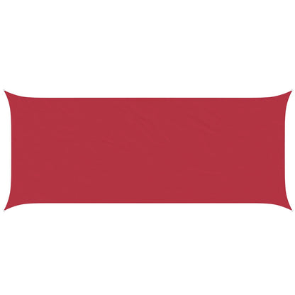 vidaXL Sun Shade Sail Red 6 x 2.5 m 100% Polyester Oxford