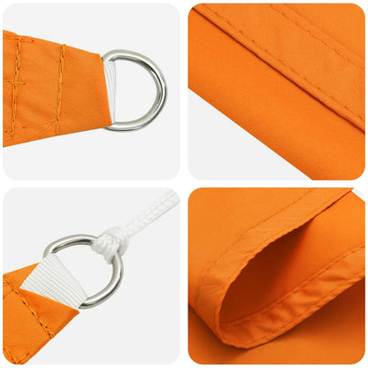 vidaXL Sun Shade Sail Orange 6 x 2 m 100% Polyester Oxford
