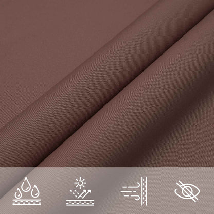 vidaXL Sun Shade Sail Brown 6 x 2 m 100% Polyester Oxford