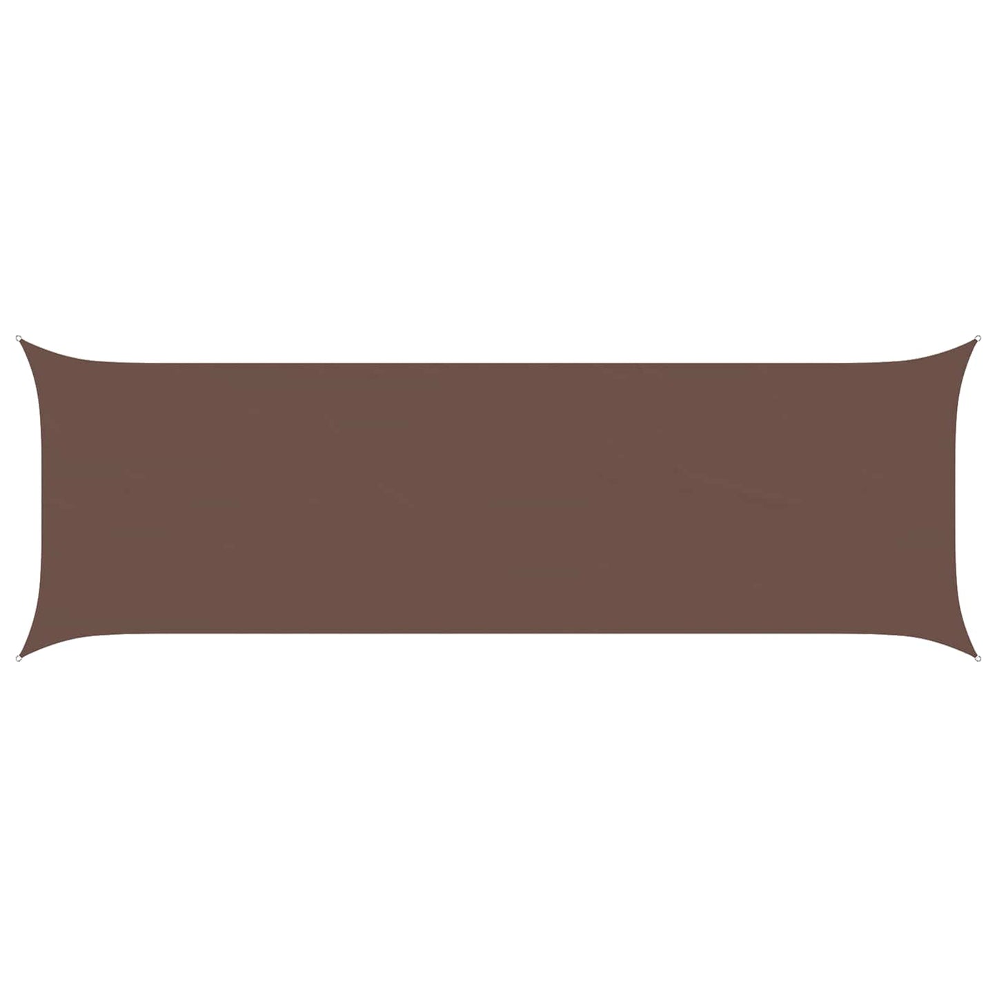 vidaXL Sun Shade Sail Brown 6 x 2 m 100% Polyester Oxford