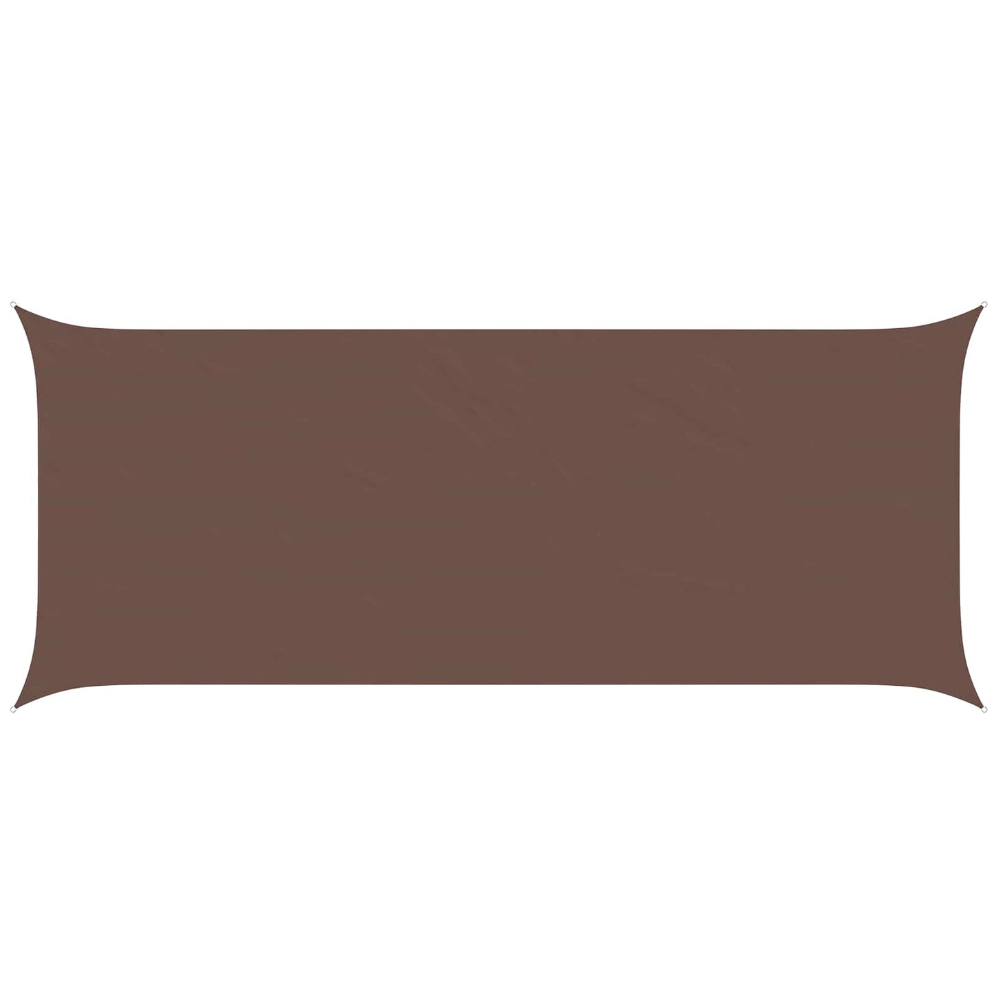 vidaXL Sun Shade Sail Brown 6 x 2.5 m 100% Polyester Oxford
