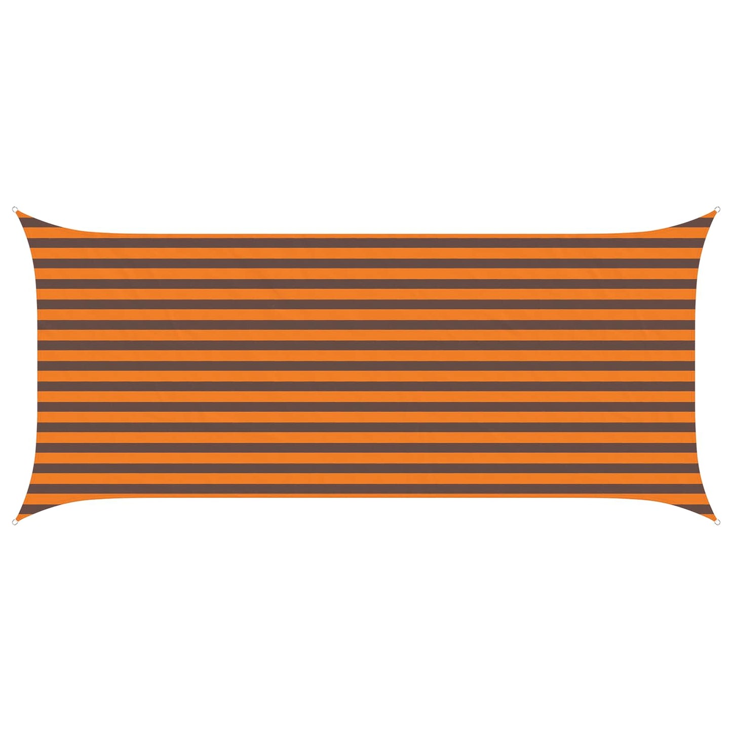 vidaXL Sun Shade Sail Orange and Brown 4,5 x 2 m 100% Polyester Oxford