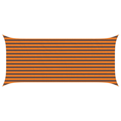 vidaXL Sun Shade Sail Orange and Brown 4,5 x 2 m 100% Polyester Oxford