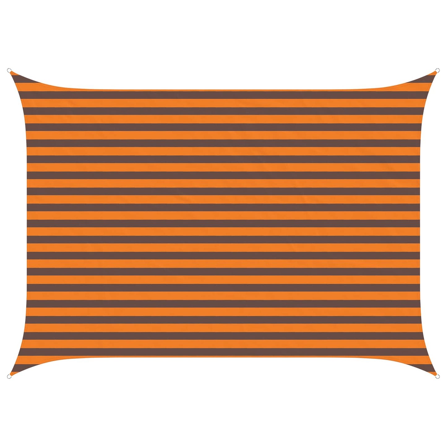 vidaXL Sun Shade Sail Orange and Brown 3,5 x 2,5 m