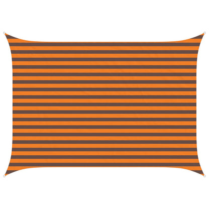 vidaXL Sun Shade Sail Orange and Brown 3,5 x 2,5 m