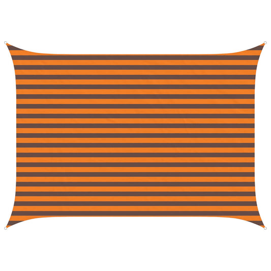 vidaXL Sun Shade Sail Orange and Brown 3,5 x 2,5 m