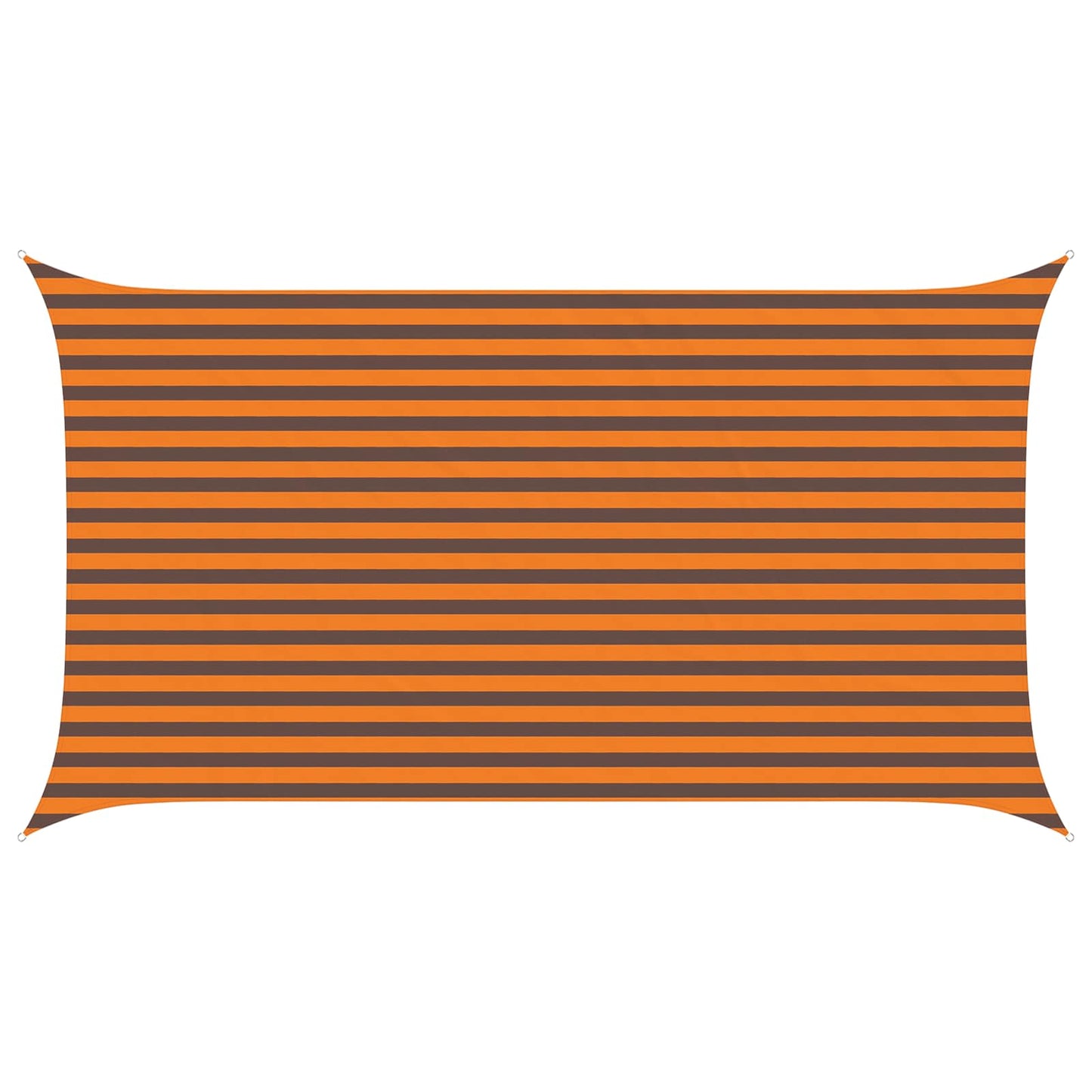 vidaXL Sun Shade Sail Orange and Brown 4,5 x 2,5 m