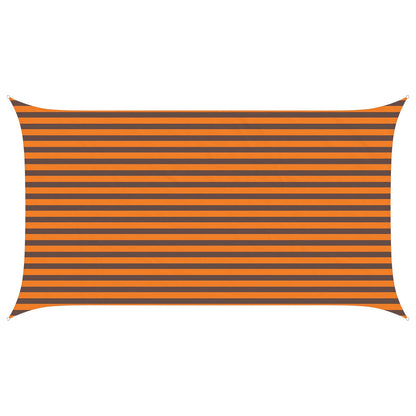 vidaXL Sun Shade Sail Orange and Brown 4,5 x 2,5 m