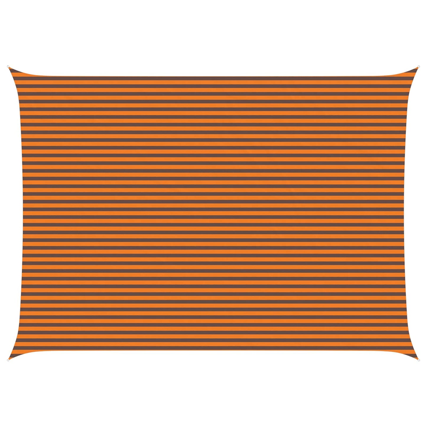 vidaXL Sun Shade Sail Orange and Brown 7 x 5 m 100% Polyester Oxford