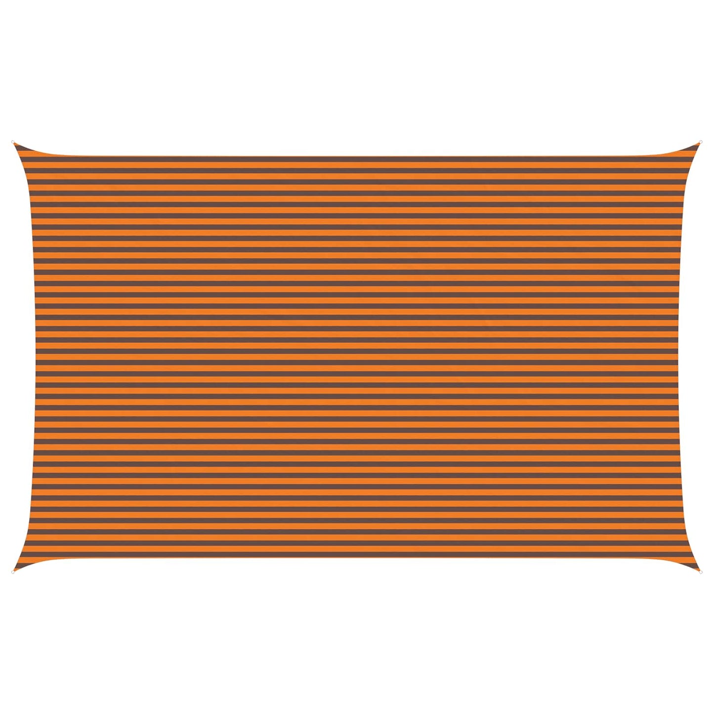 vidaXL Sun Shade Sail Orange and Brown 8 x 5 m 100% Polyester Oxford