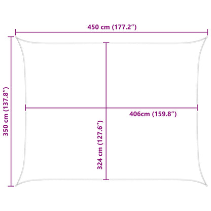 vidaXL Sun Shade Sail PU coated oxford