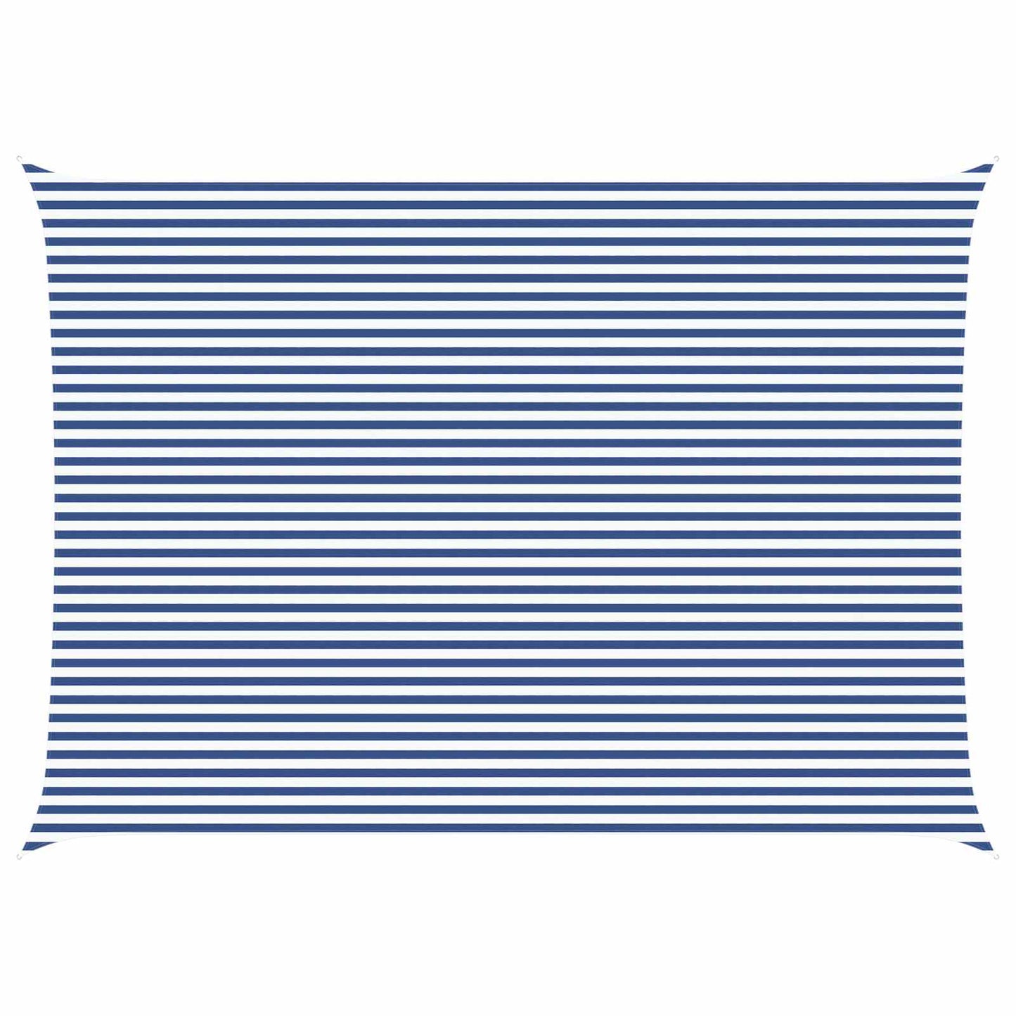 vidaXL Sun Shade Sail Blue and White 7 x 5 m 100% Polyester Oxford