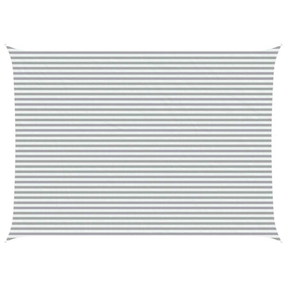 vidaXL Sun Shade Sail Light Grey and White 7 x 5 m