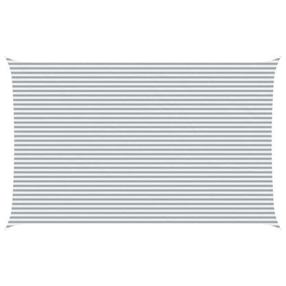 vidaXL Sun Shade Sail Light Grey and White 8 x 5 m