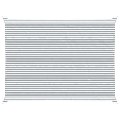 vidaXL Sun Shade Sail Light Grey and White 8 x 6 m