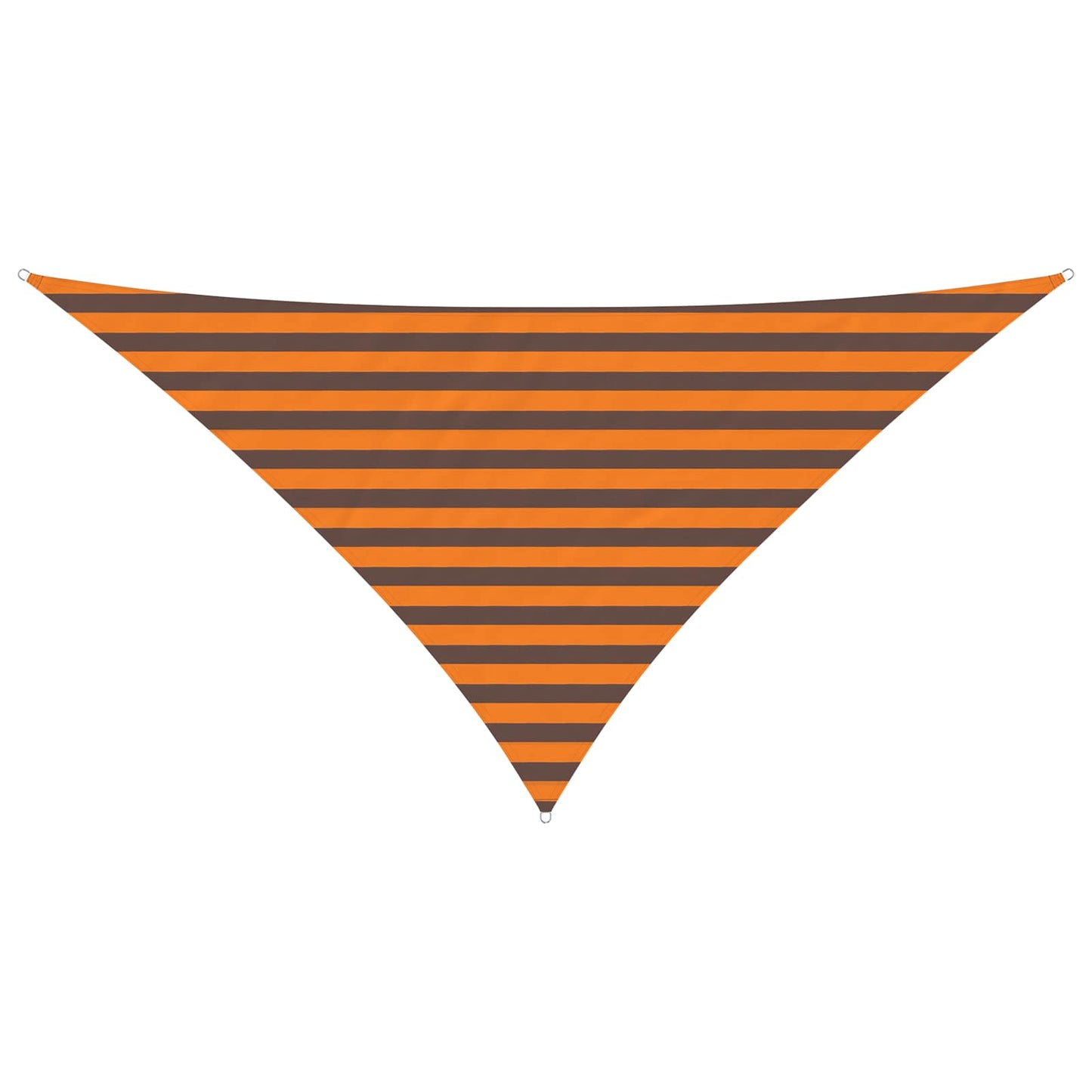 vidaXL Sun Shade Sail Orange and Brown 2.5 x 2.5 x 3.5 m