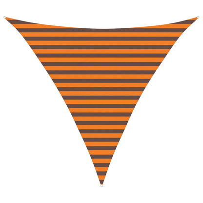 vidaXL Sun Shade Sail Orange and Brown 3 x 3 x 3 m
