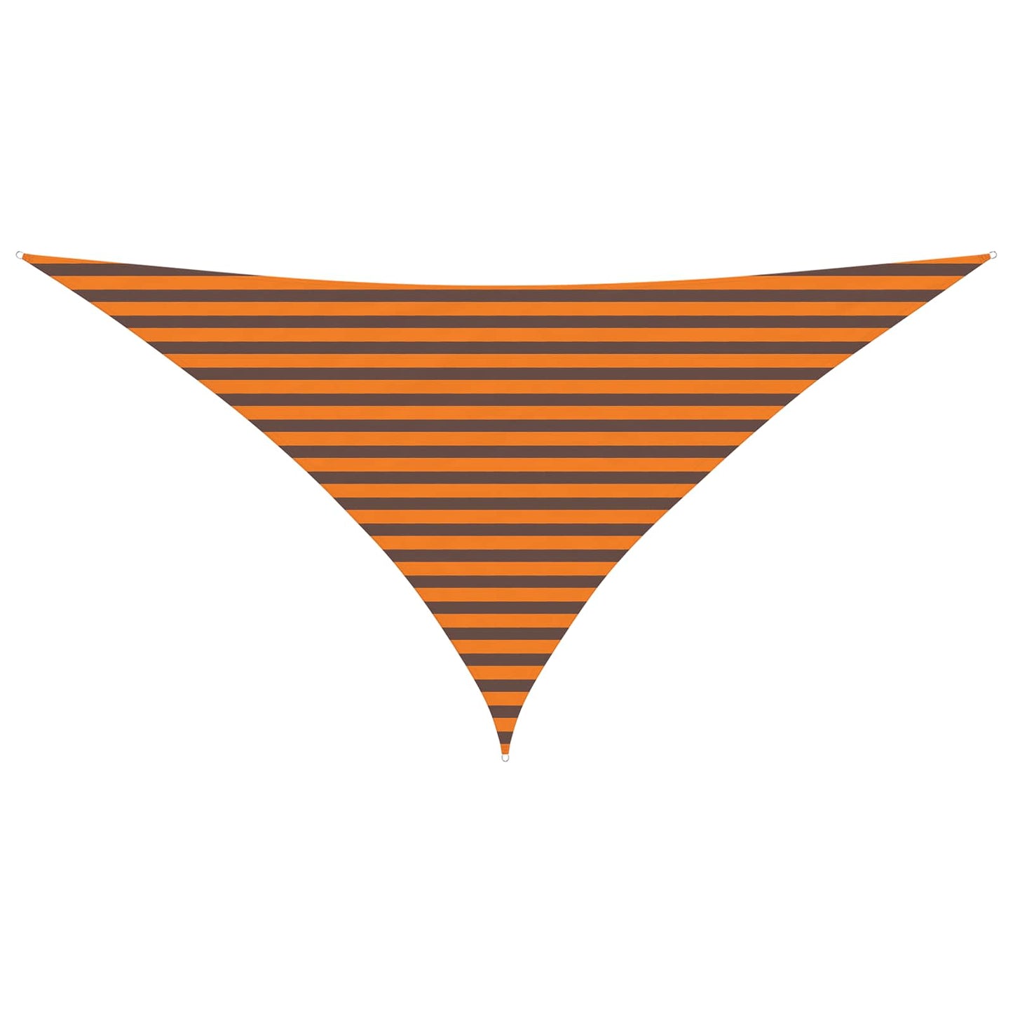 vidaXL Sun Shade Sail Orange and Brown 3.5 x 3.5 x 4.9 m