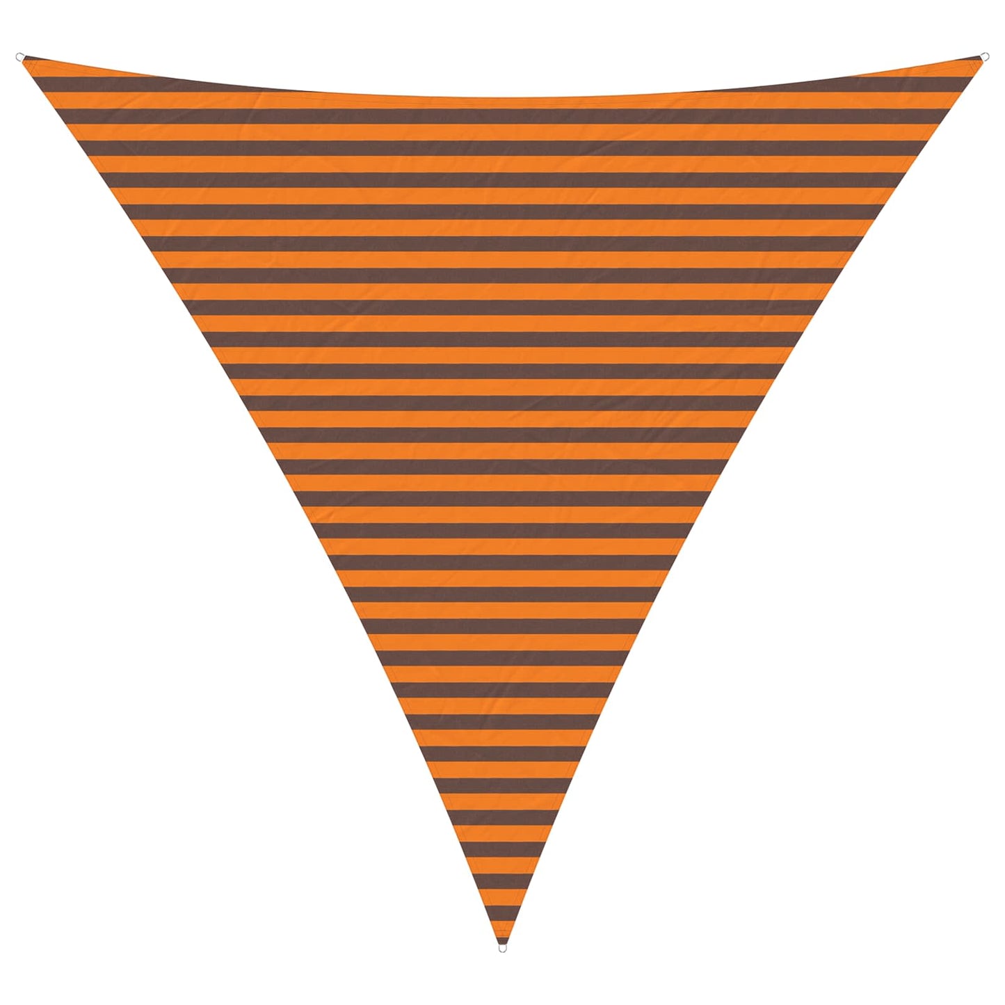 vidaXL Sun Shade Sail Orange and Brown 4 x 4 x 4 m