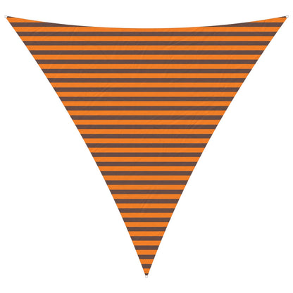 vidaXL Sun Shade Sail Orange and Brown 4 x 4 x 4 m