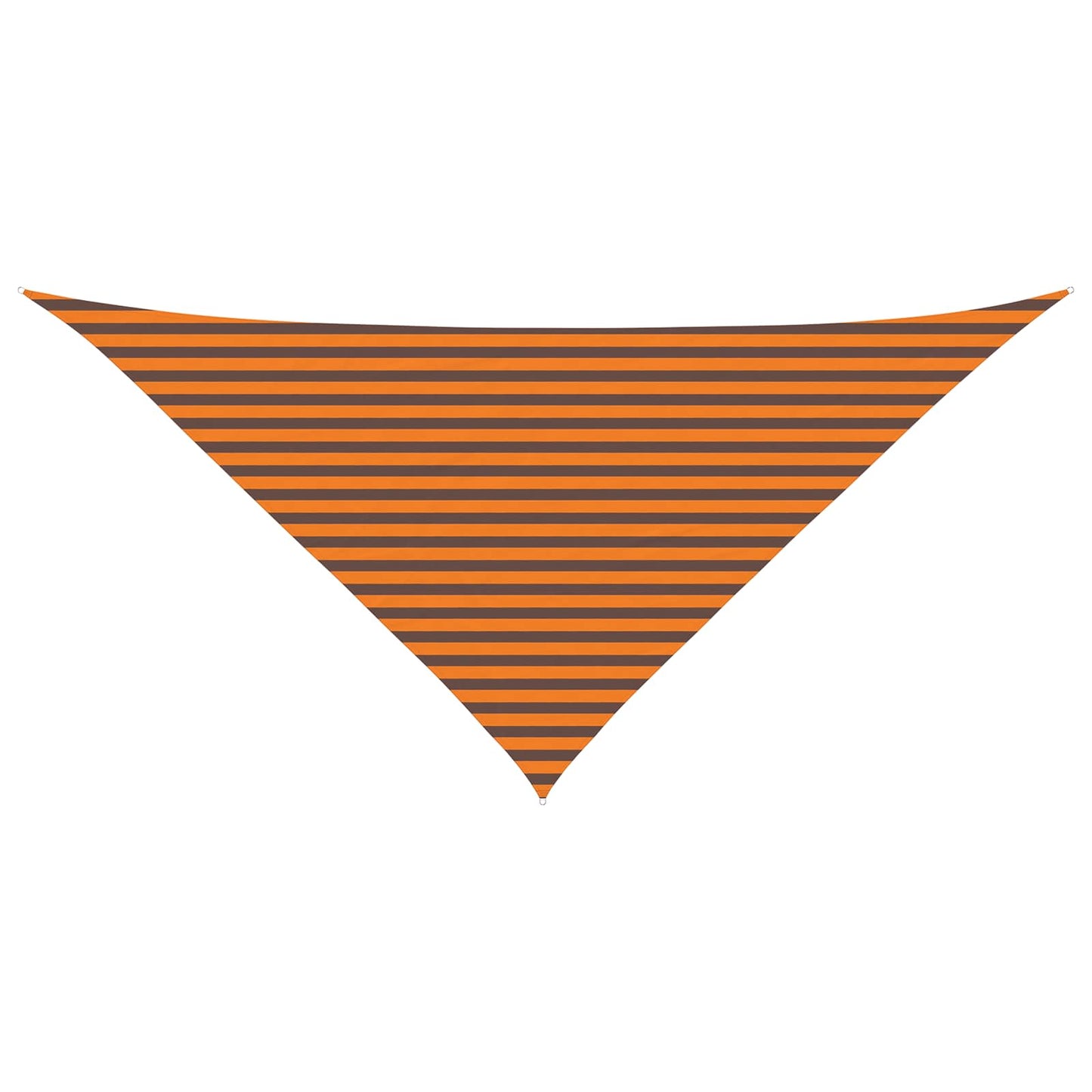 vidaXL Sun Shade Sail Orange and Brown 4 x 4 x 5.8 m