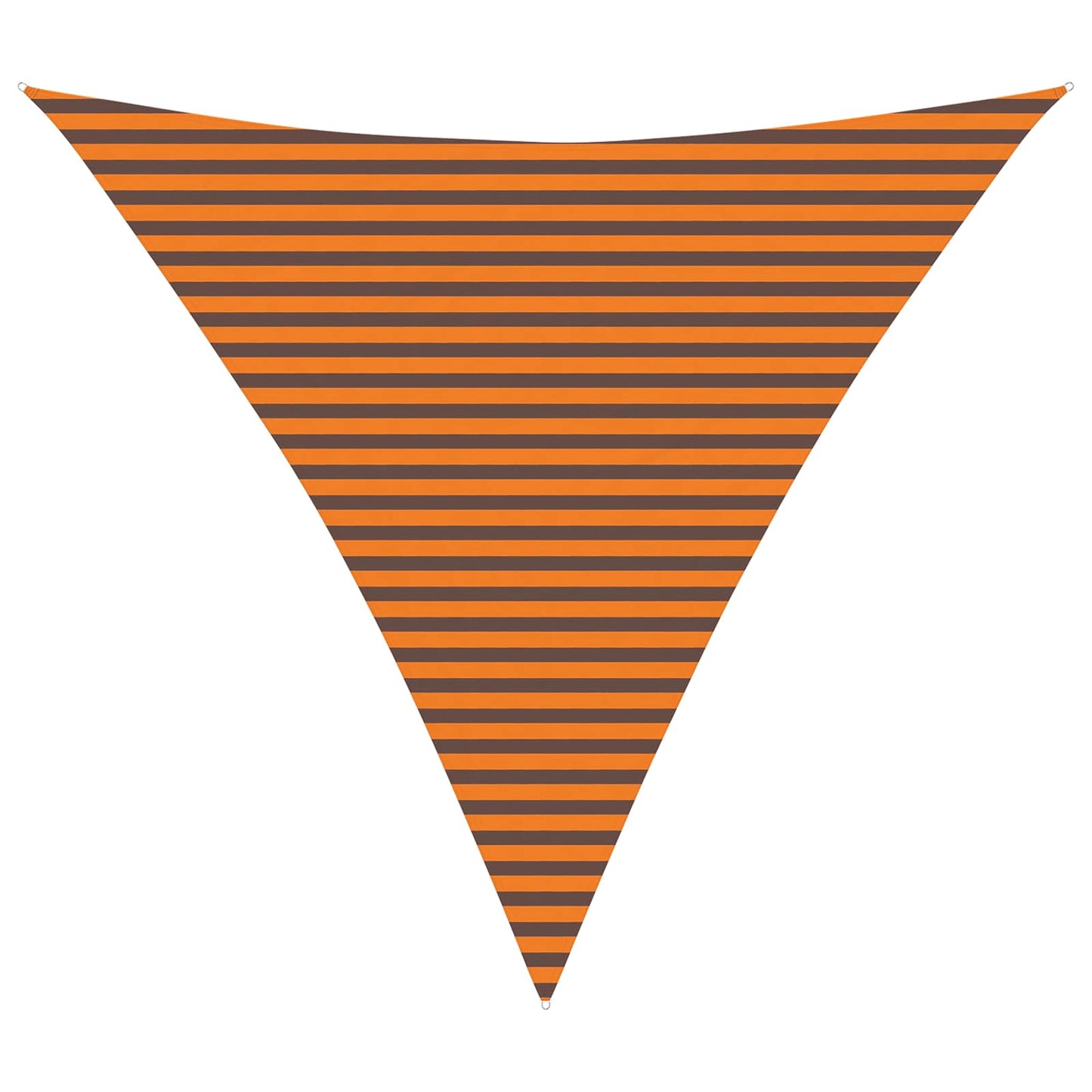 vidaXL Sun Shade Sail Orange and Brown 4.5 x 4.5 x 4.5 m