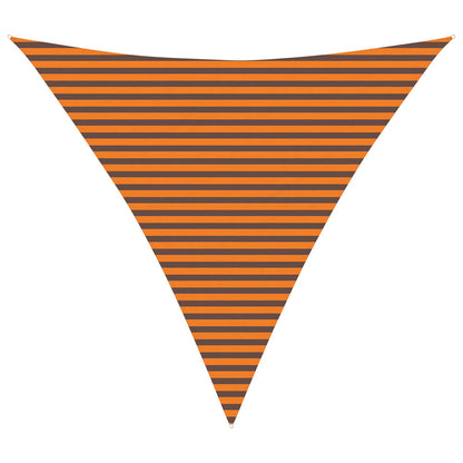 vidaXL Sun Shade Sail Orange and Brown 4.5 x 4.5 x 4.5 m