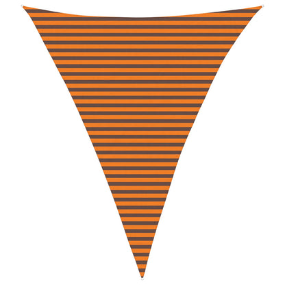 vidaXL Sun Shade Sail Orange and Brown 4 x 5 x 5 m