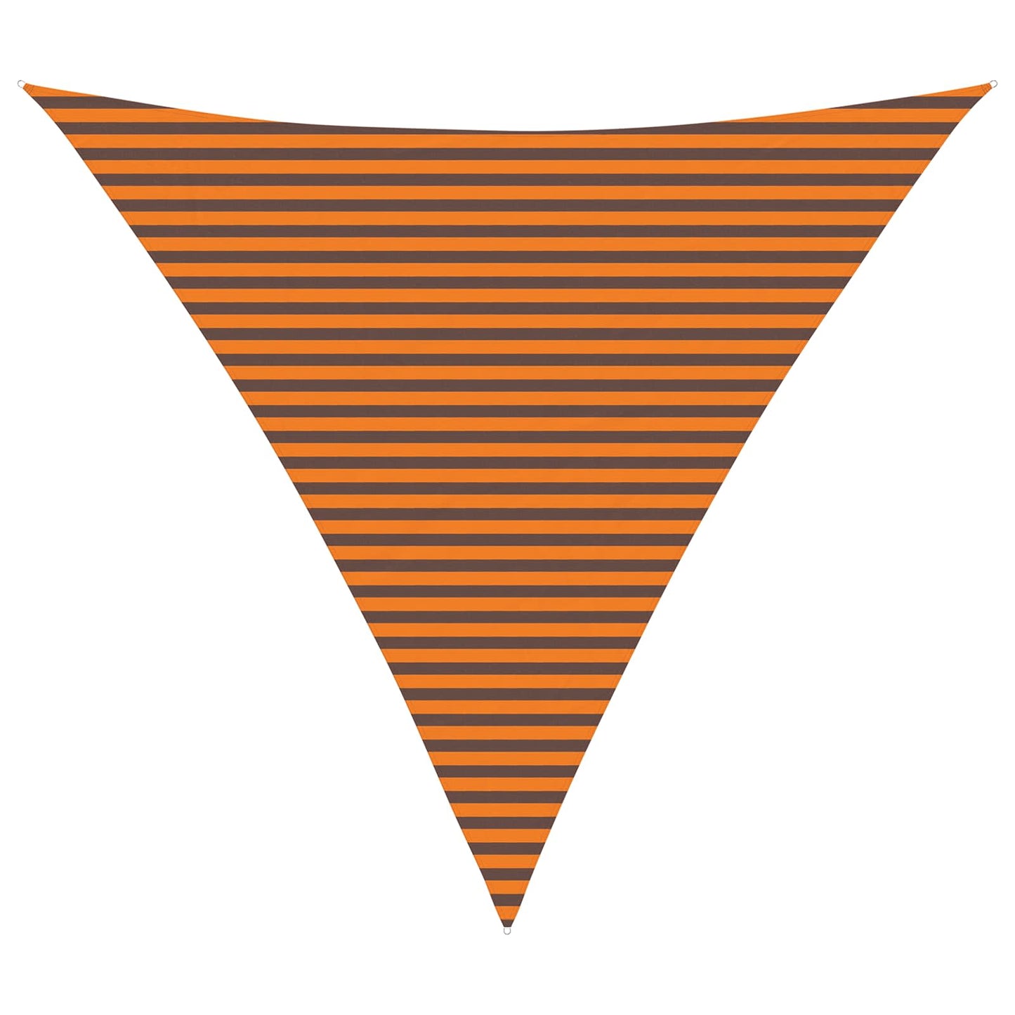 vidaXL Sun Shade Sail Orange and Brown 5 x 5 x 5 m