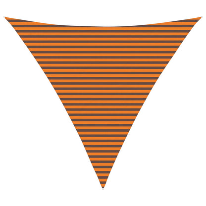 vidaXL Sun Shade Sail Orange and Brown 5 x 5 x 5 m