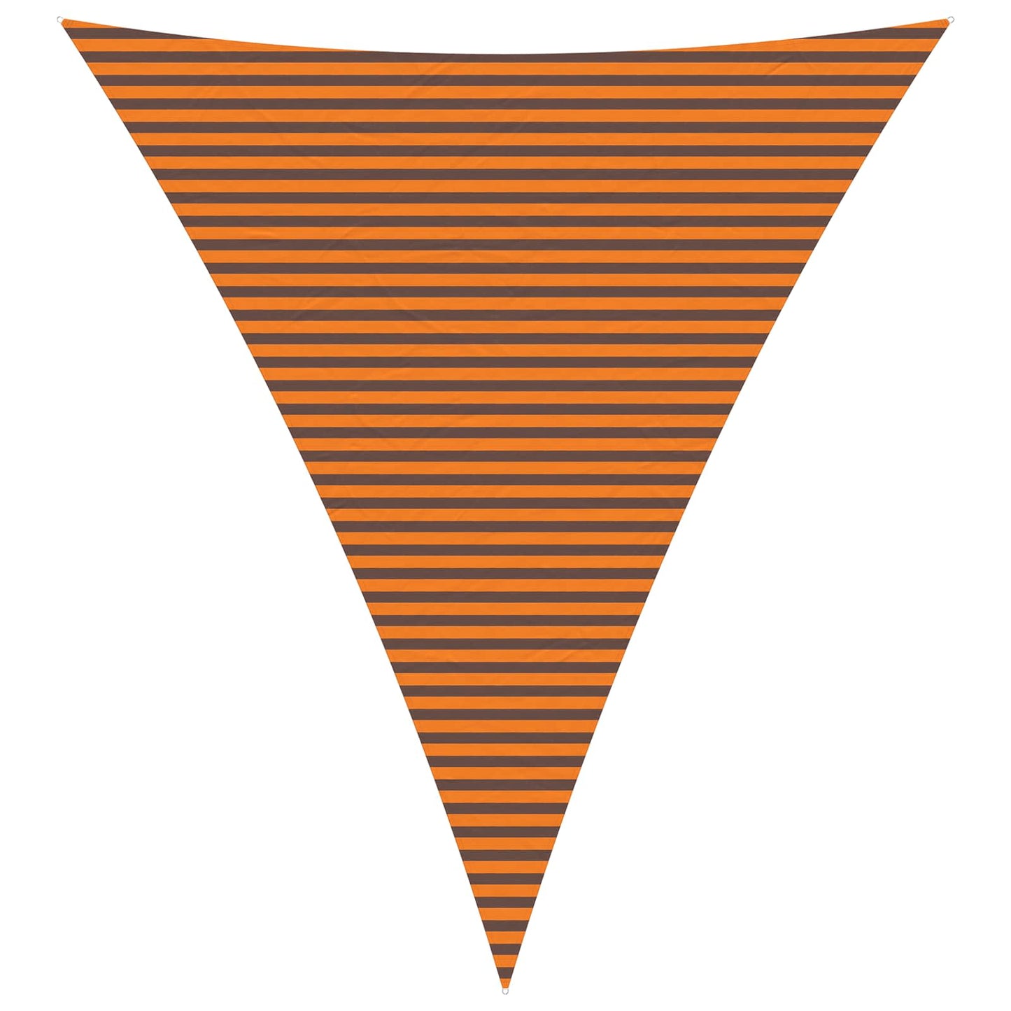 vidaXL Sun Shade Sail Orange and Brown 5 x 6 x 6 m