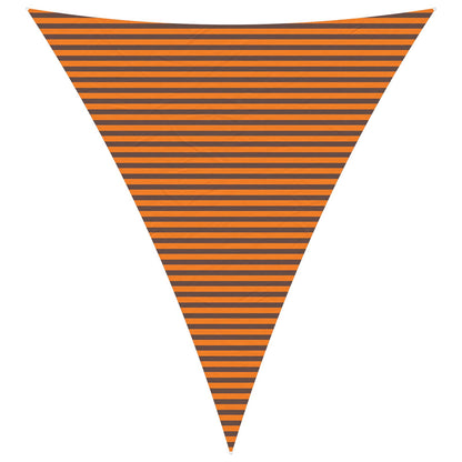 vidaXL Sun Shade Sail Orange and Brown 5 x 6 x 6 m
