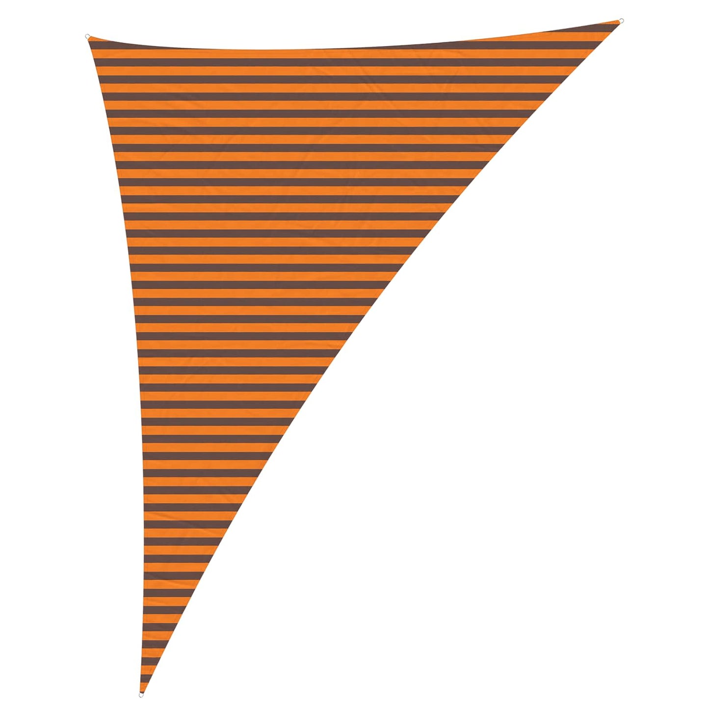 vidaXL Sun Shade Sail Orange and Brown 4 x 5 x 6.4 m