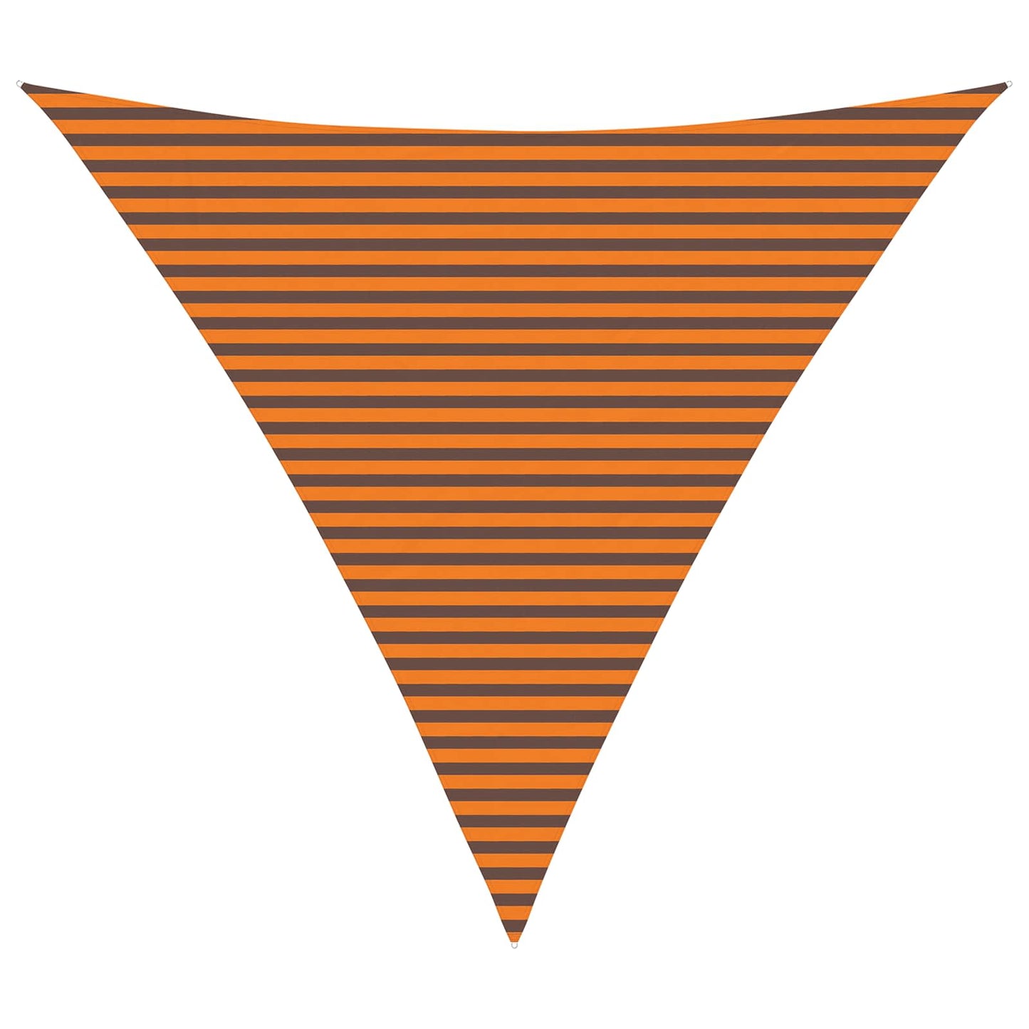 vidaXL Sun Shade Sail Orange and Brown 6 x 6 x 6 m
